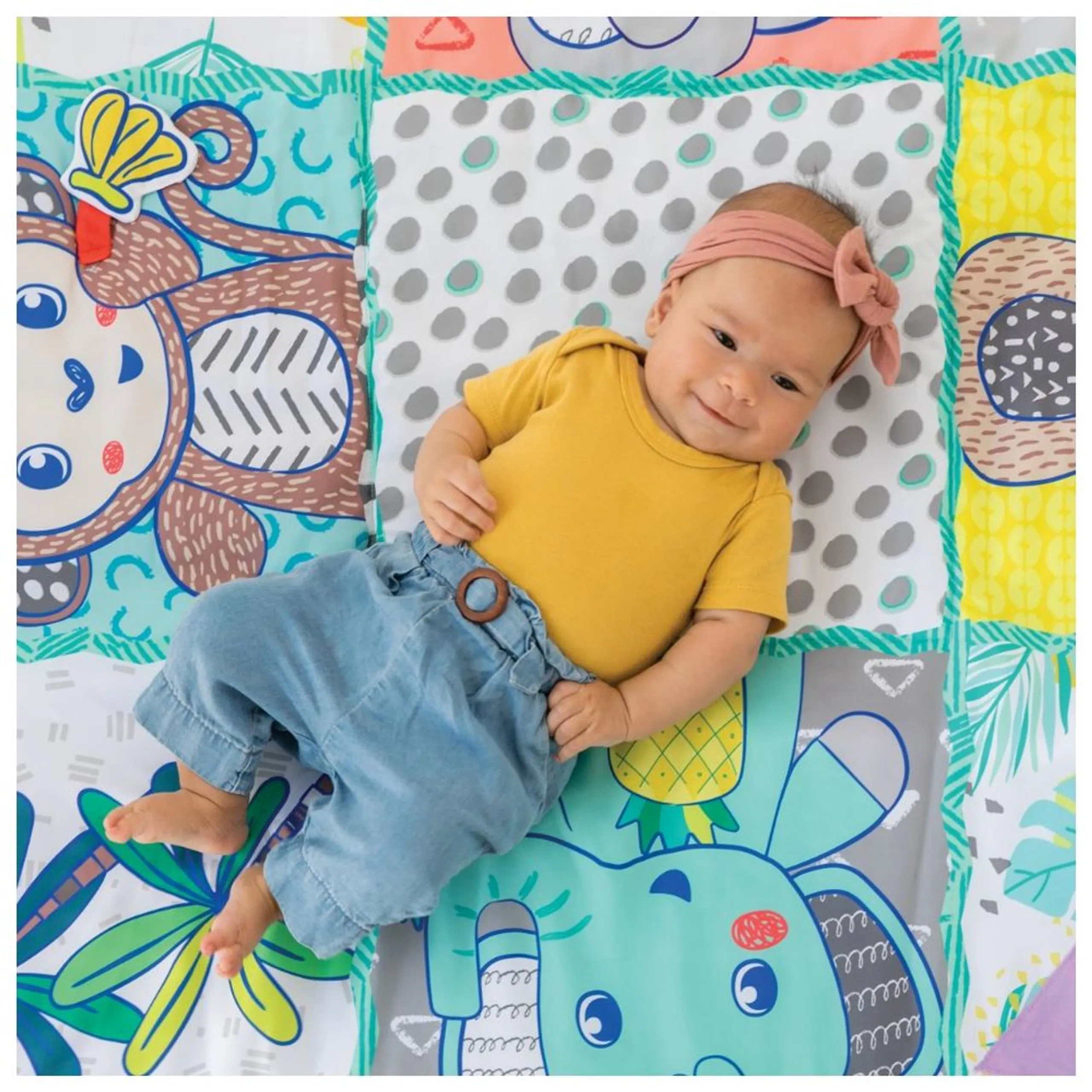 Giant Sensory Discovery Mat - Suitable for 0 to 12 mo