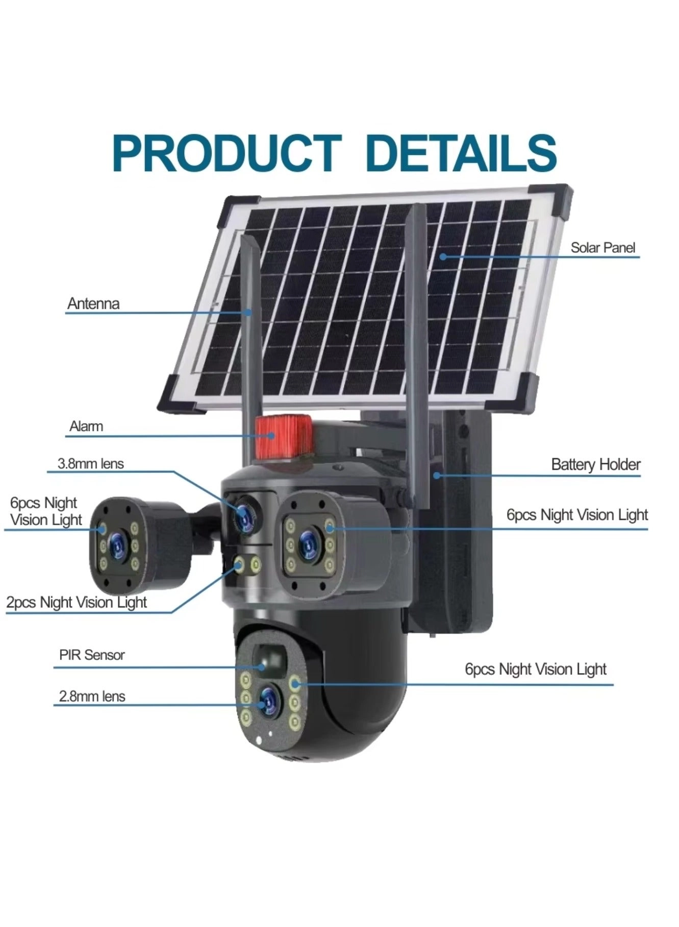 Solar Camera with Streetlight