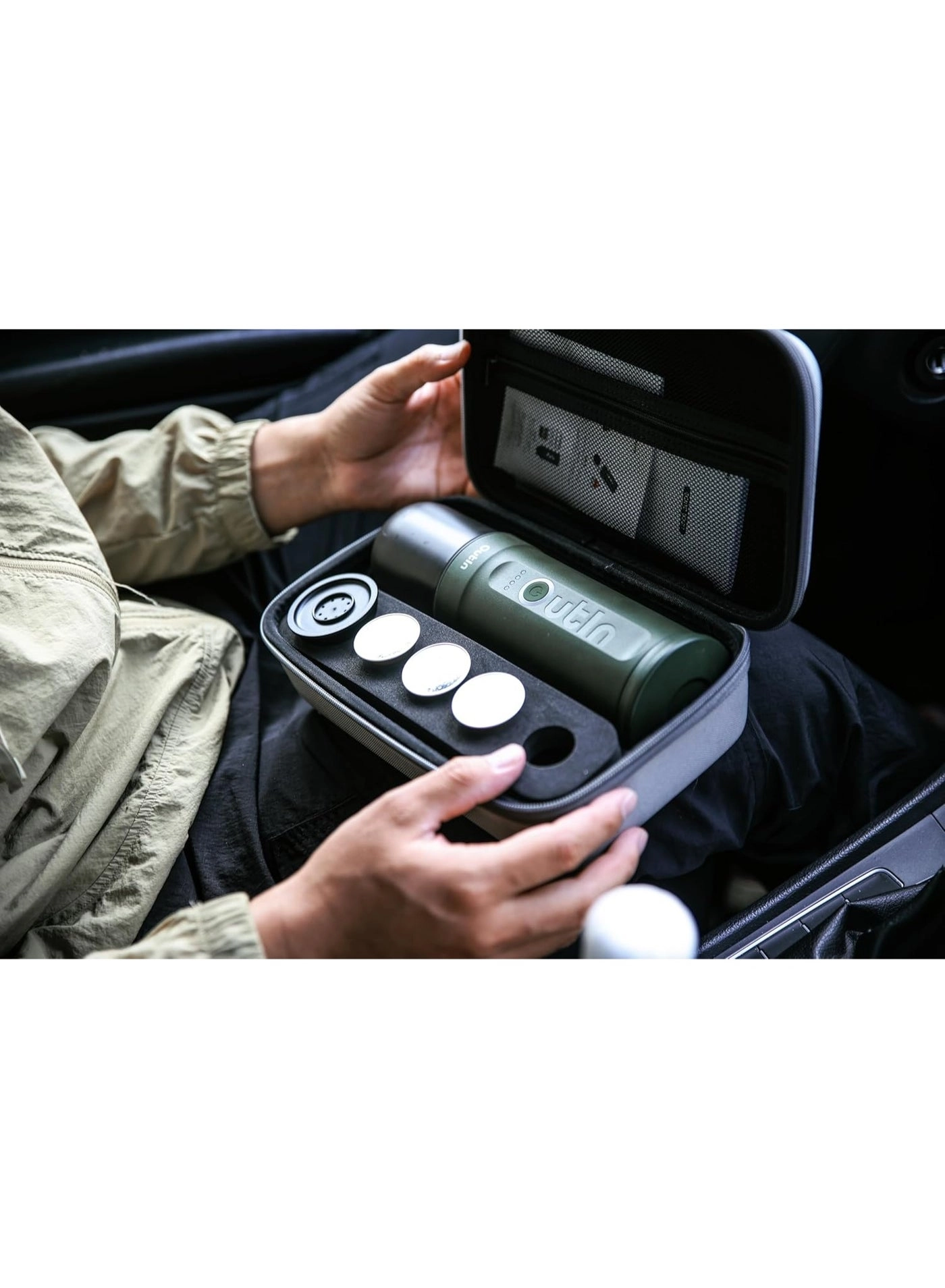 Nano - 4 Cups Ground Coffee and Coffee Capsules + Protective Case