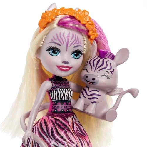 Zadie Zebra Doll - 6-in Plastic Ages 3+