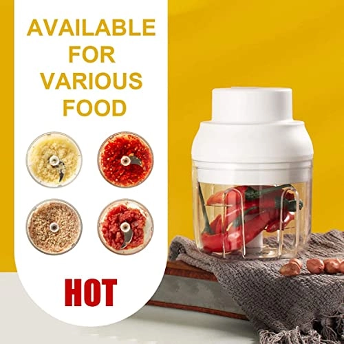 Electric Garlic Chopper - 250ML 45 Watt-hours