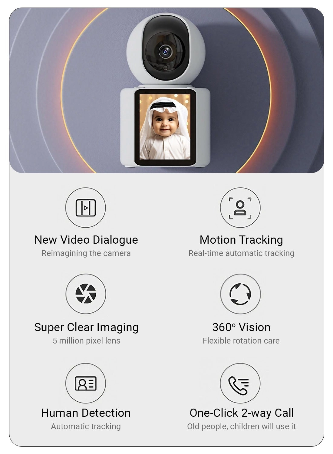 Video Calling Camera - 2.8 in