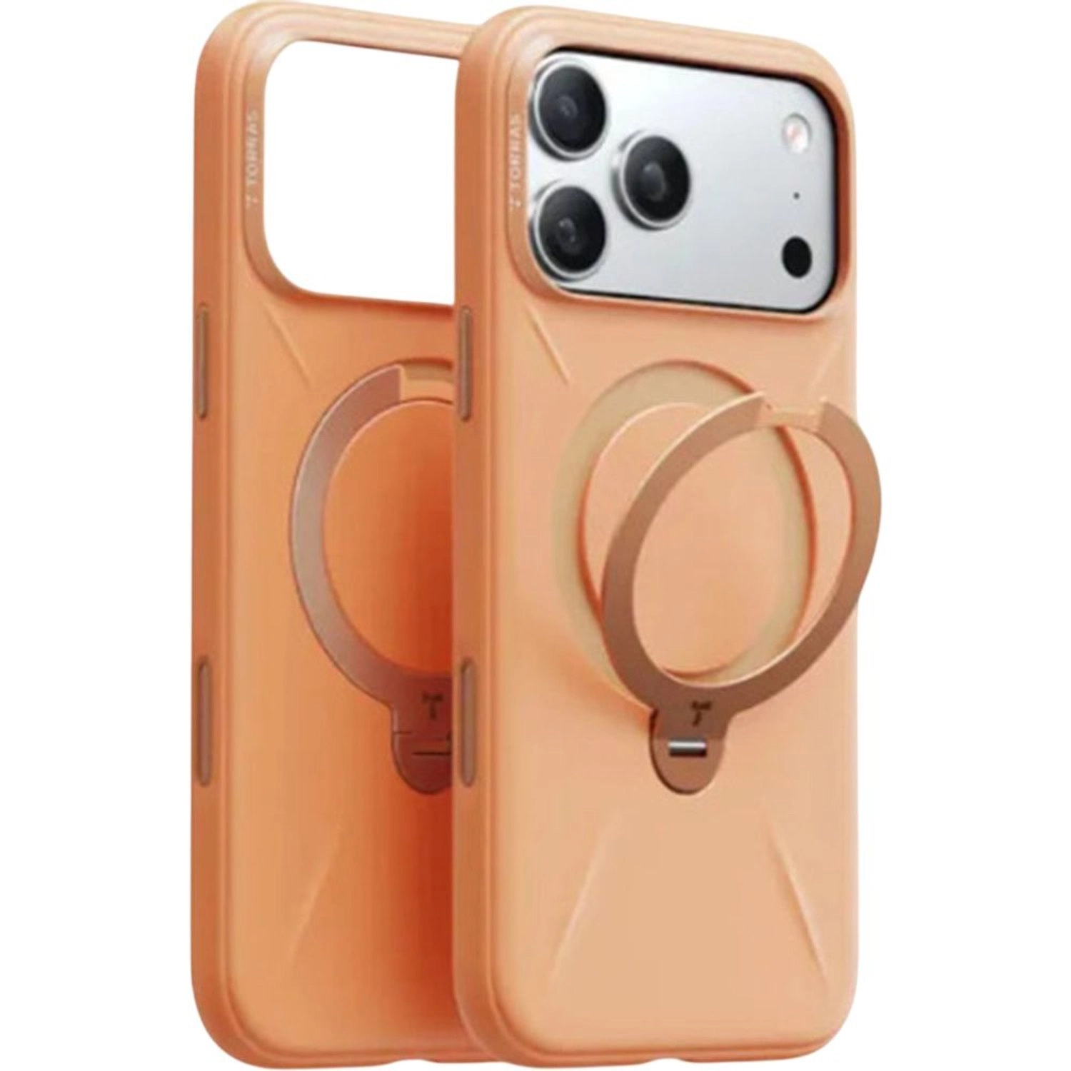 Torras Ostand Spin Series Silicone Case with MagSafe for iPhone 17 Pro