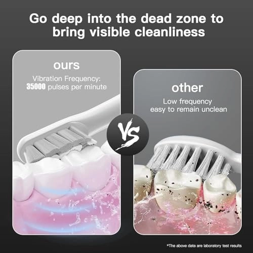 Sonic Electric Toothbrush - 5 Brush Heads 6 Cleaning Modes