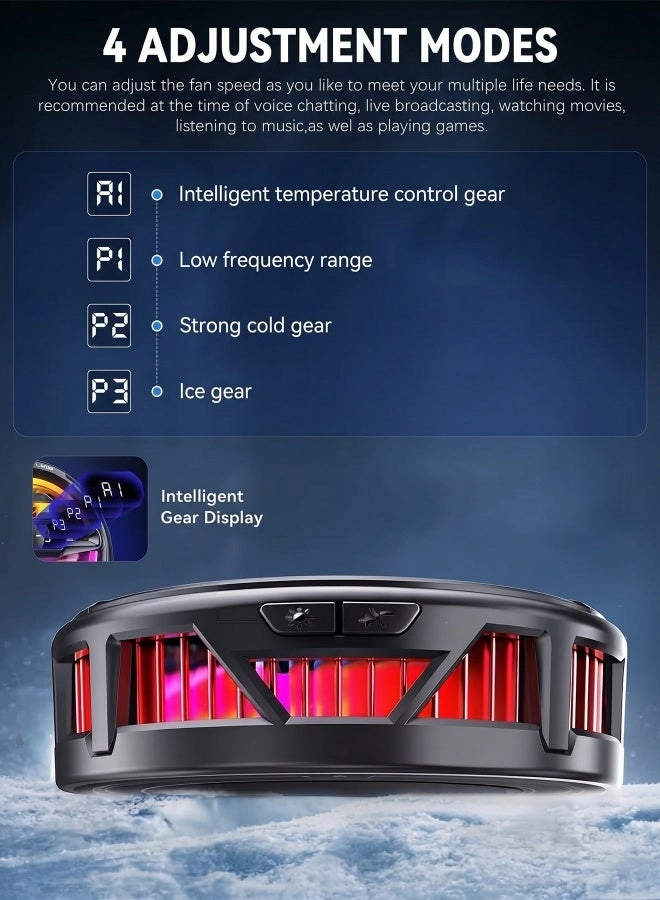 Phone Cooler - Magnetic 4-Level LCD RGB