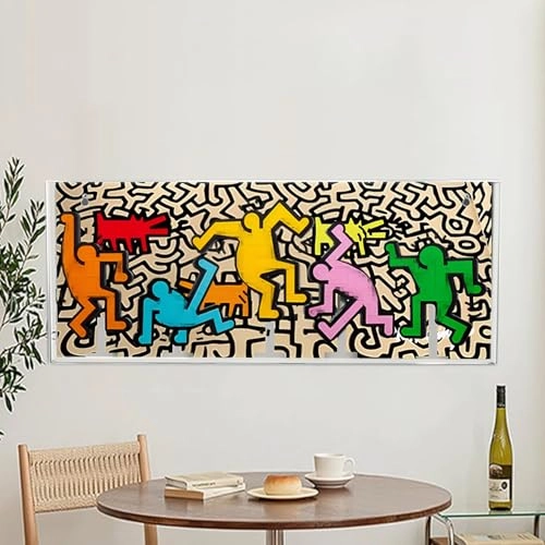 Acrylic Display Case for LEGO Dancing Villain Kit 31216 - Painting on the Back