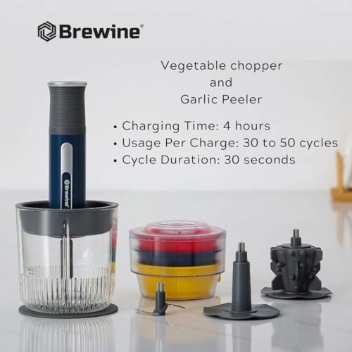 Usb Cordless Vegetable Chopper - 400ml USB rechargeable