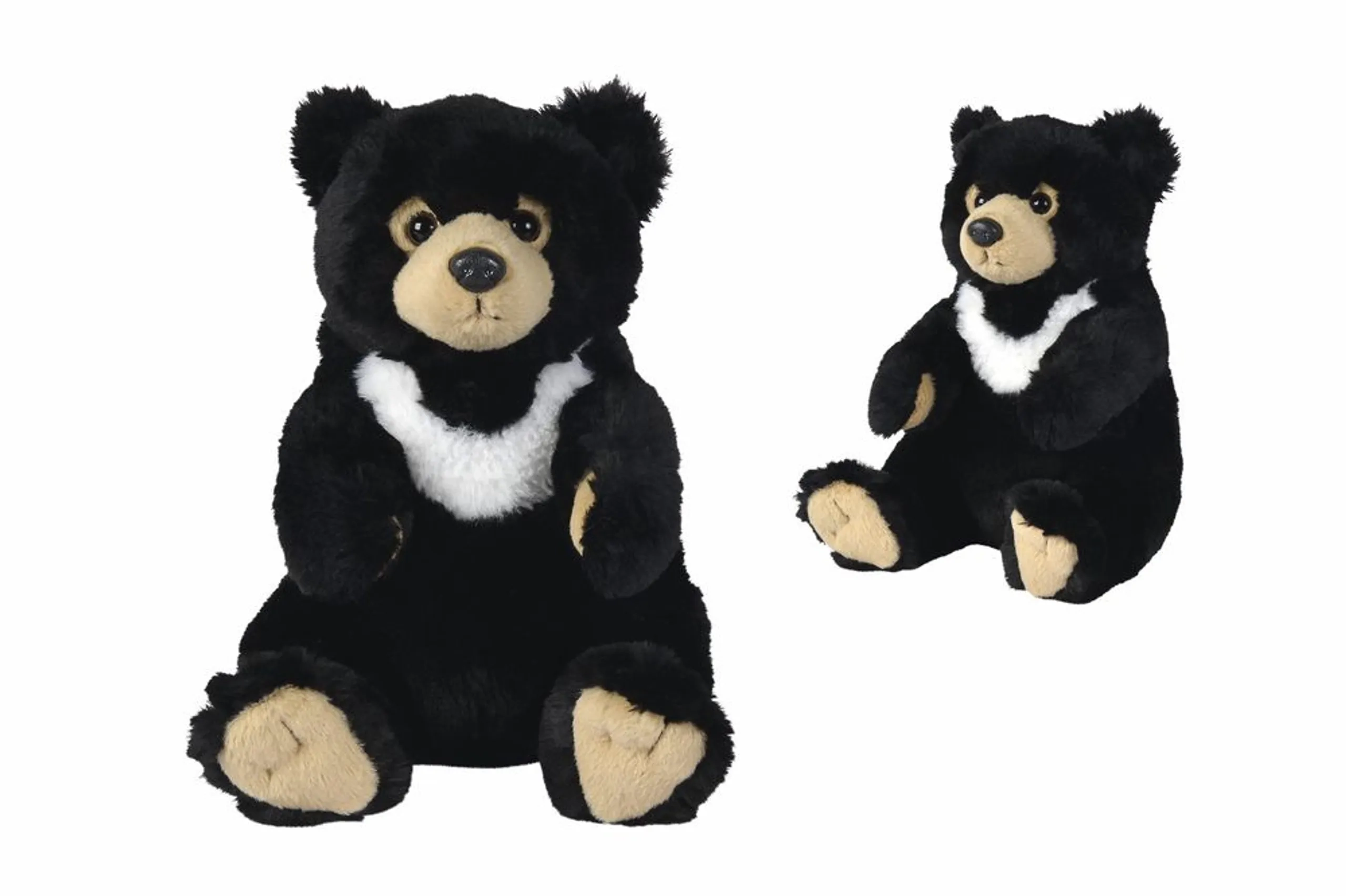 Teddy Bear - 25 cm Plush Black