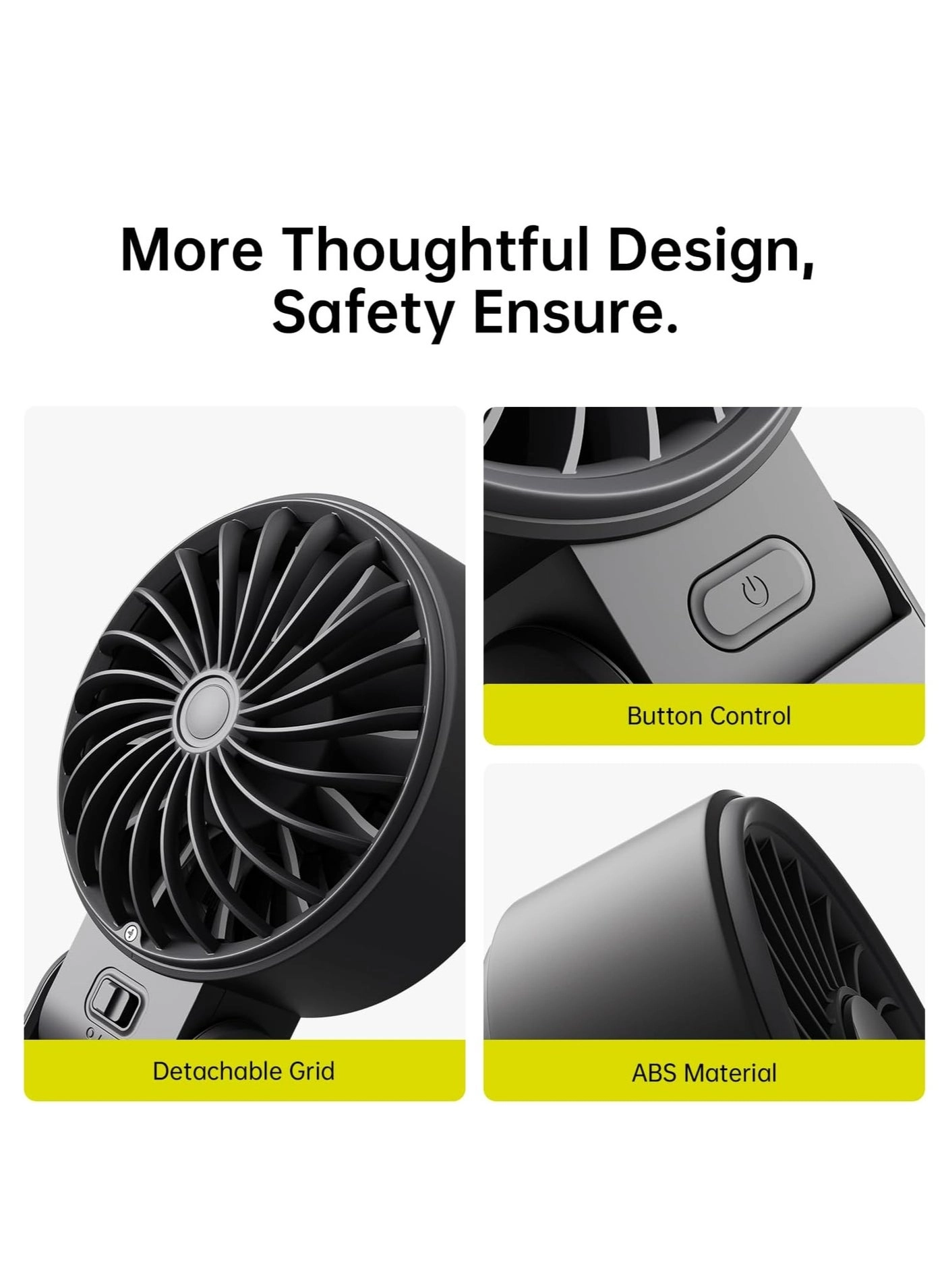 Foldable Handheld Mini Fan - 2024 LED Display 3-IN-1