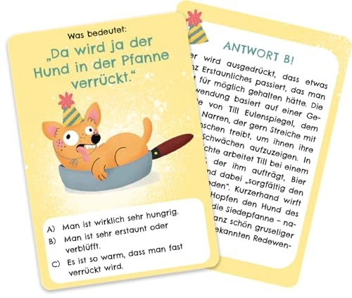 Mein tierisches Sprichwörter-Quiz - Lustiges Kartenspiel (German)