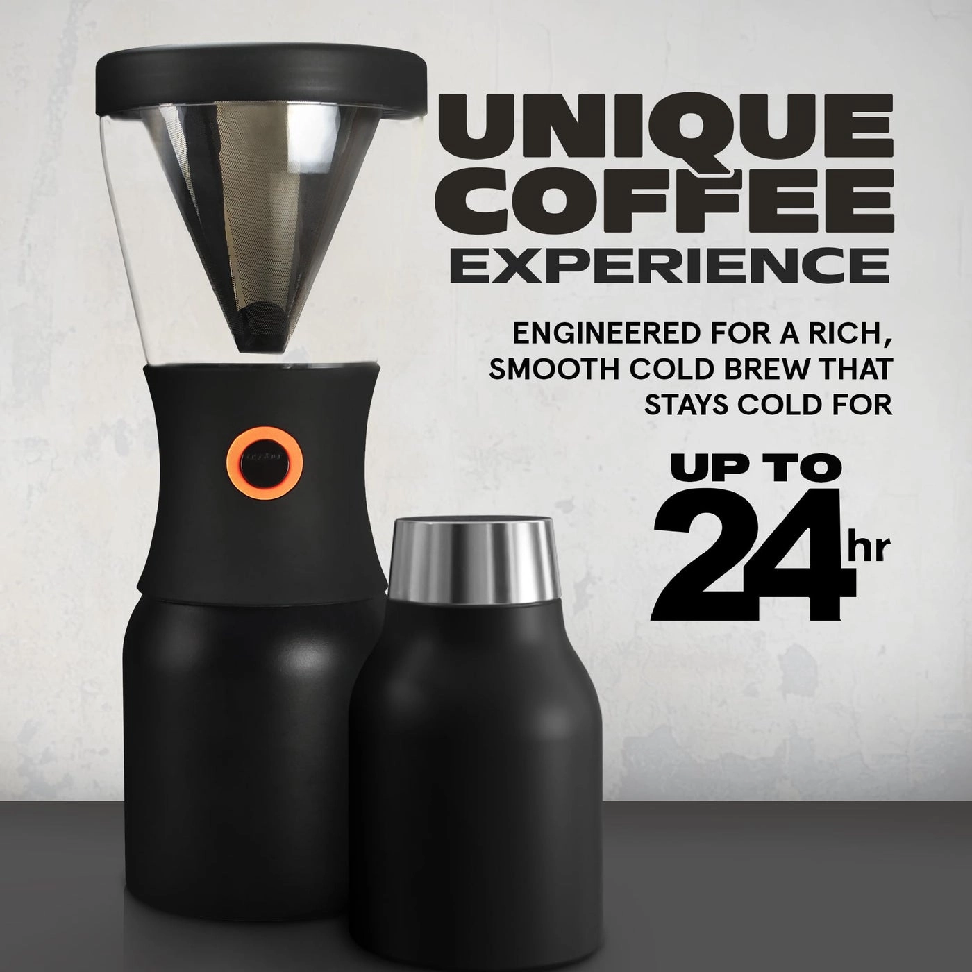 Cold Brew - Insulated Portable Stainless Steel Carafe Leakproof