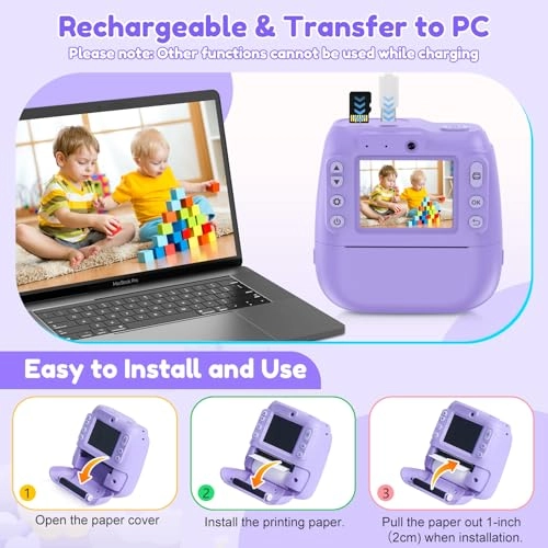 Kinderkamera - 1080P 32GB 2.4 Inch