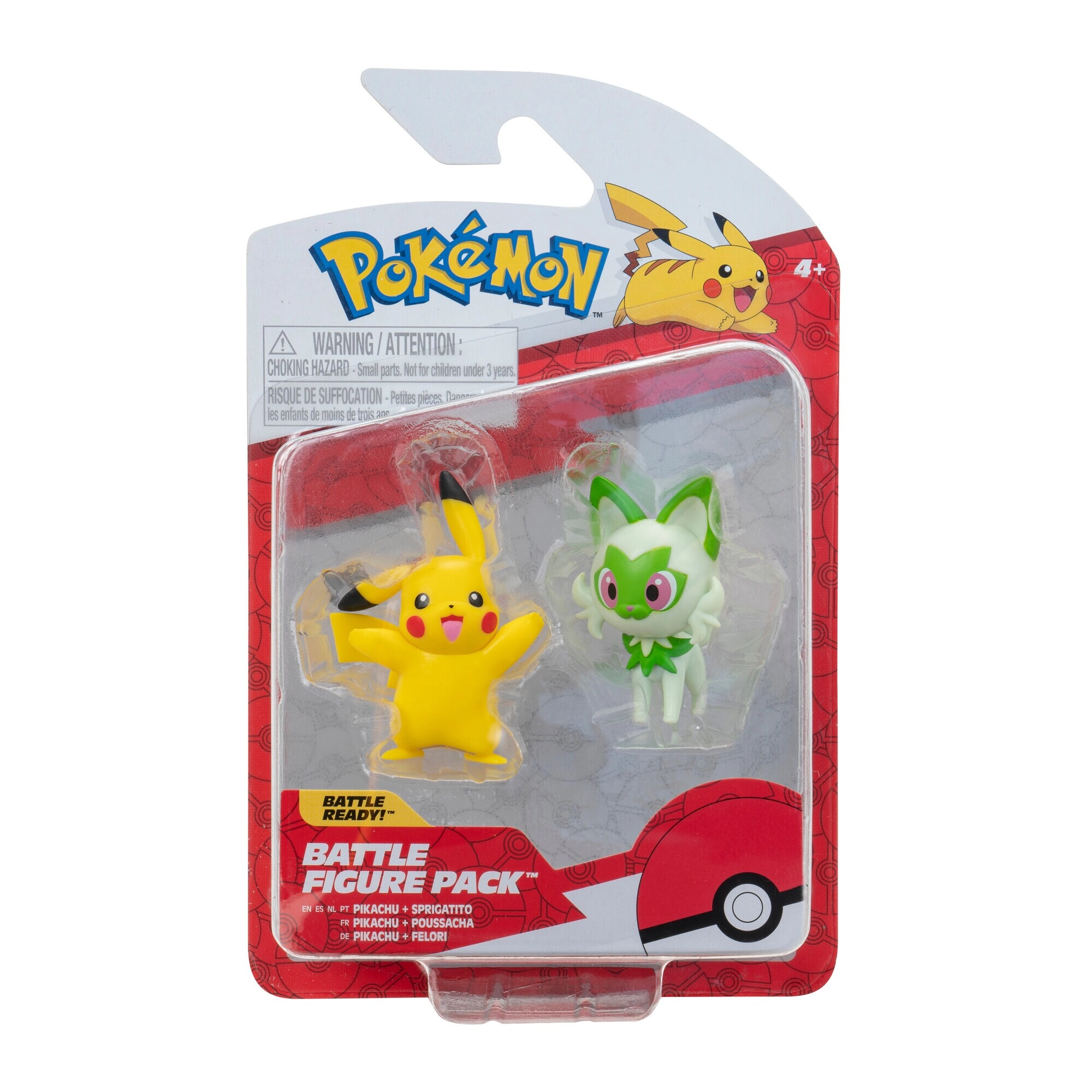 Jazwares Pikachu + Sprigatito - Pokemon (191726497479)