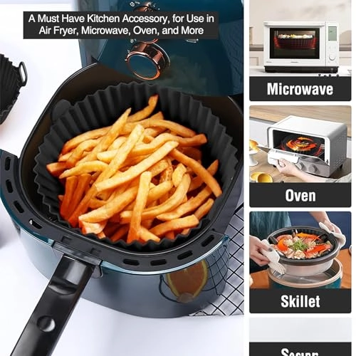 Air Fryer Silicone Liner - Silicone 2 Pack