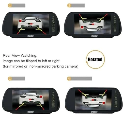 Reversing Camera Monitor Kit - Night Vision RCA 720*576 pixels