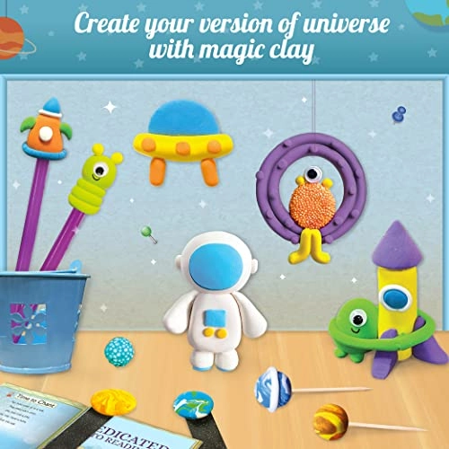 Magic Clay - Space Craft Kit - 5+ years 10 pcs