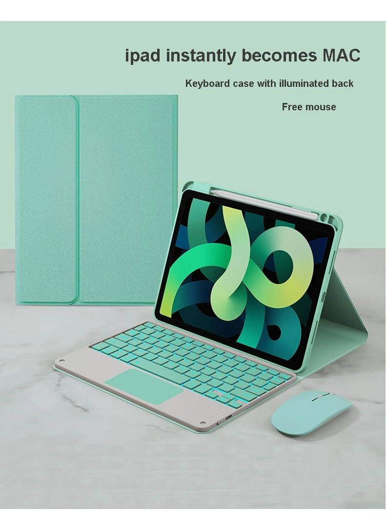 NIBEMINENT Keyboard Case with Mouse for iPad Air 10.9-inch