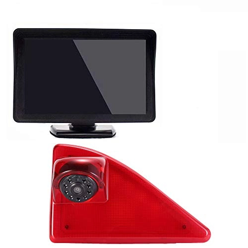 Brake Light Reversing Camera + Rear View Mirror Monitor - Night vision 628 x 586 pixels