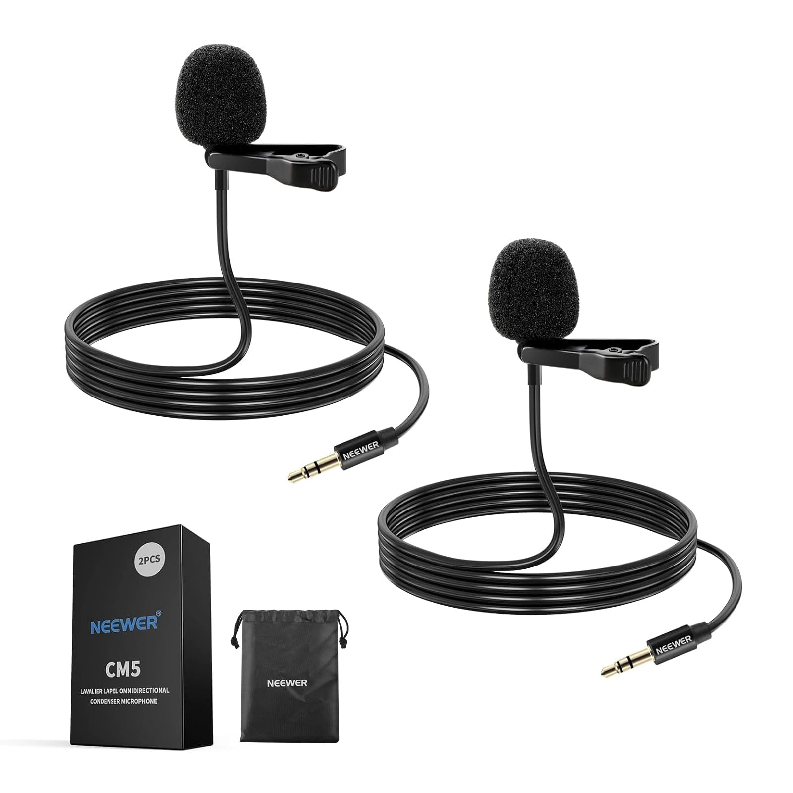 CM5 3.5mm-Mini-Jack Microphone Pack