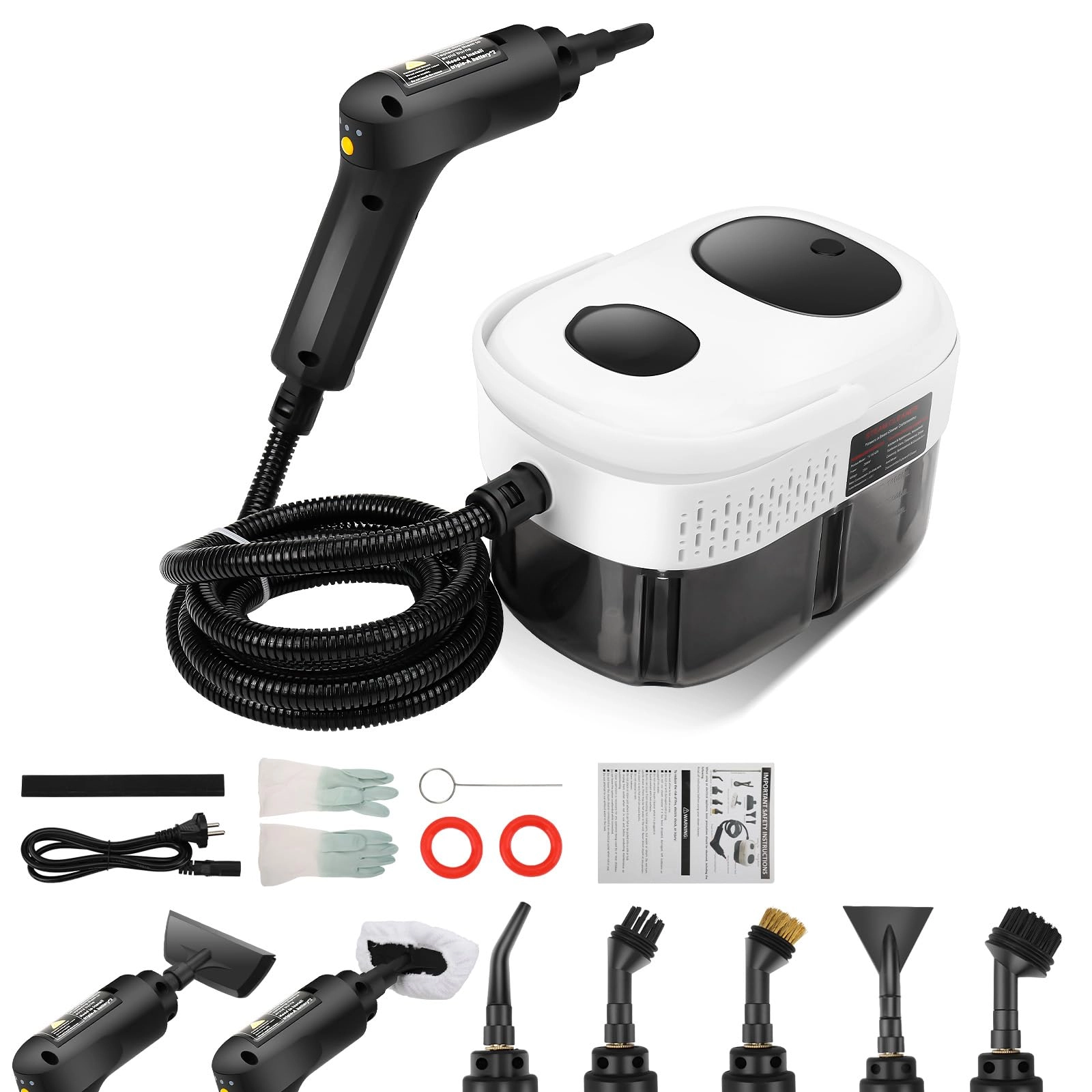 HEBERUCK Portable Steam Cleaner - 3 BAR 1.4 Liters