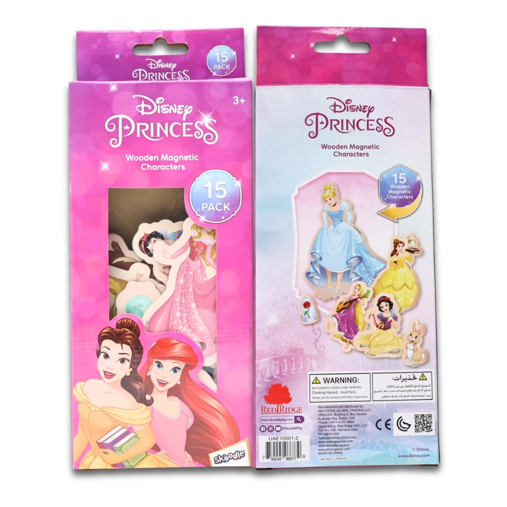 Princess Wooden Magenetic Characters Set (40761363-100012) 15 pcs