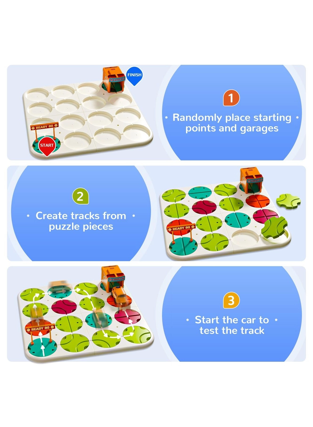 Logical Road Builder Game - 34 piece(s)