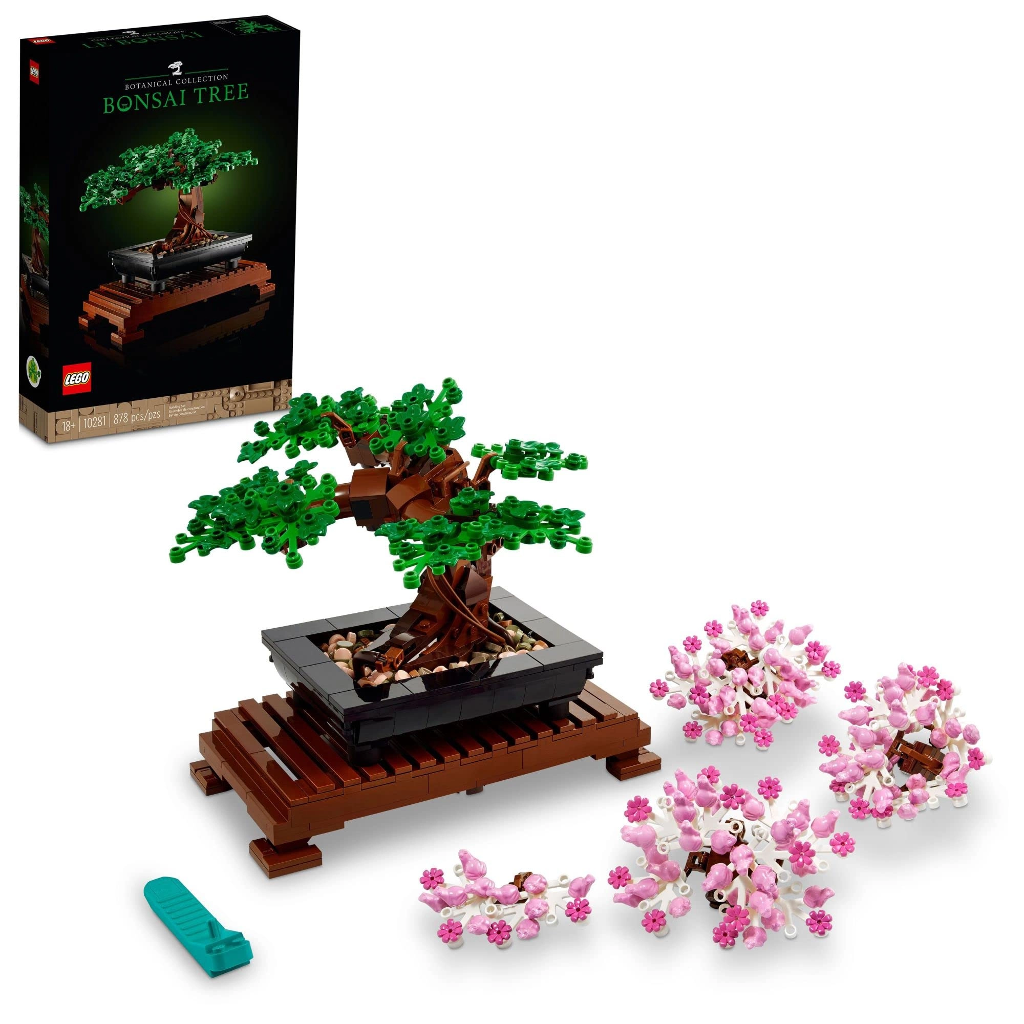 Icons Bonsai Tree (10281) - for Adults with Flowers