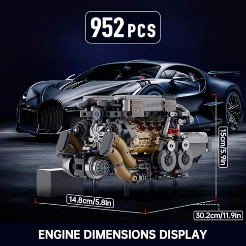 W16 Engine Kit Physical Science - 14 years+ 952 pieces