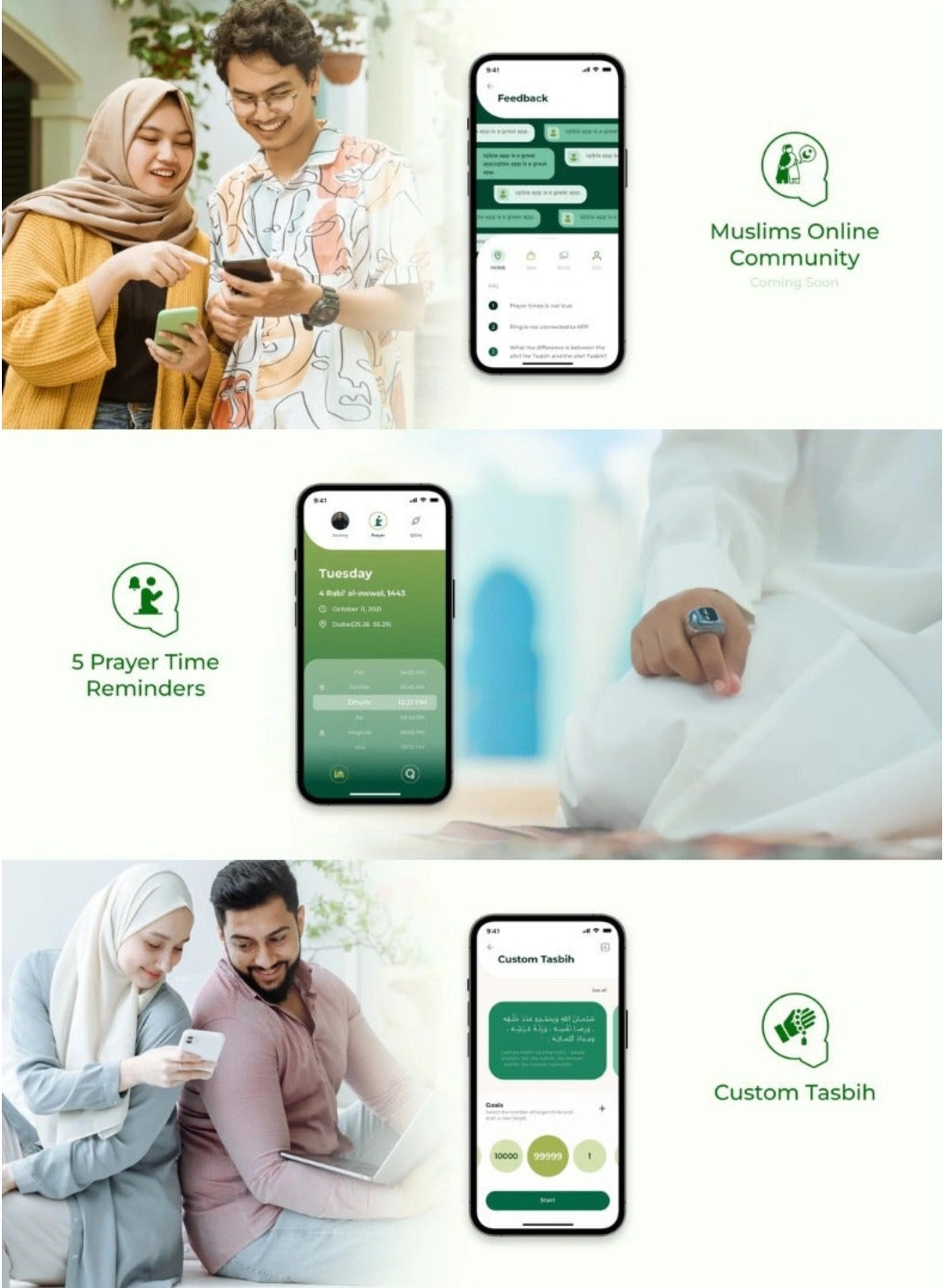 Zikar Ring Jood - 55 mAh USB-C Black