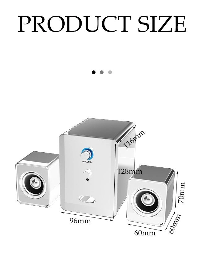 Computer speaker - three piece set Bluetooth