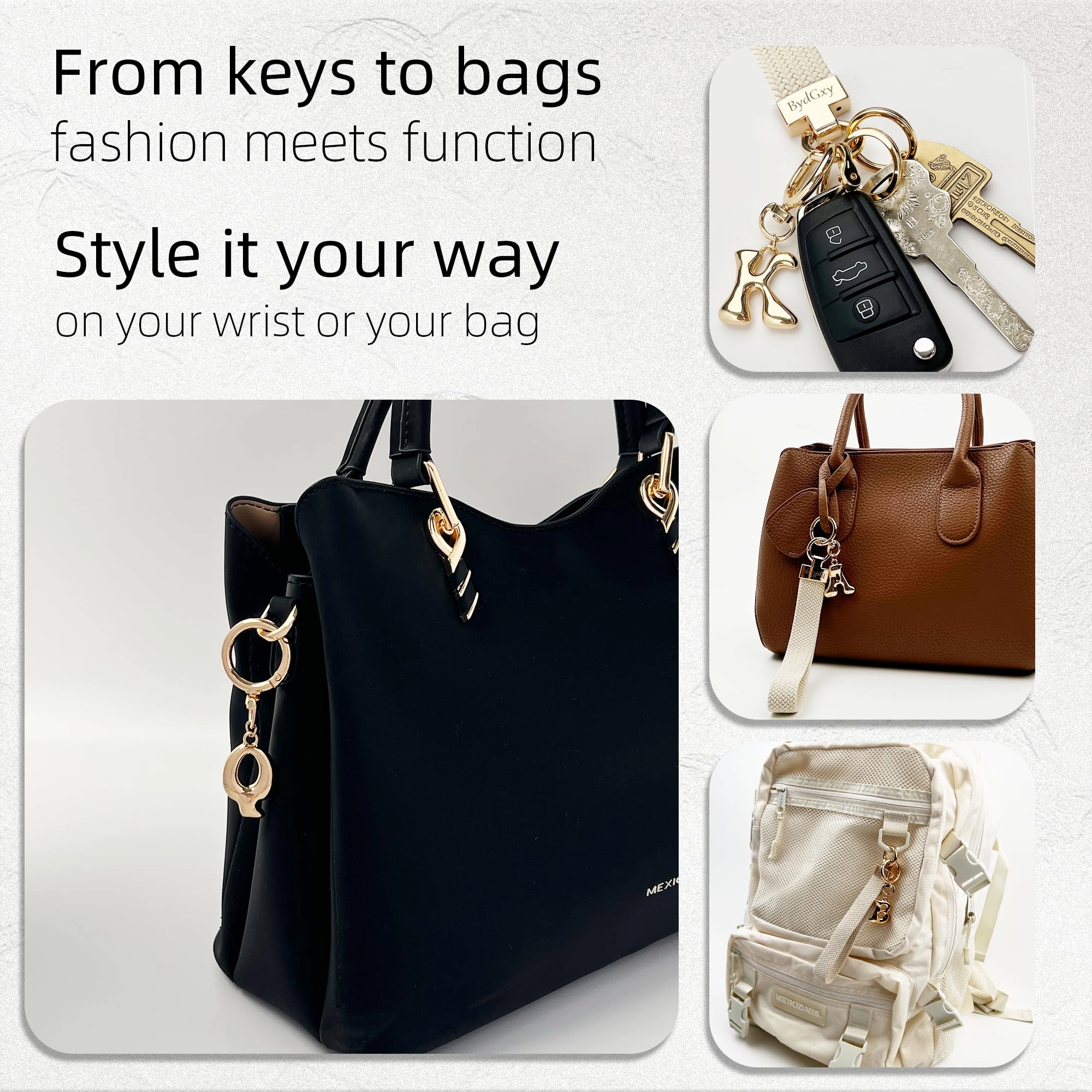 Initial Keychain - Letter