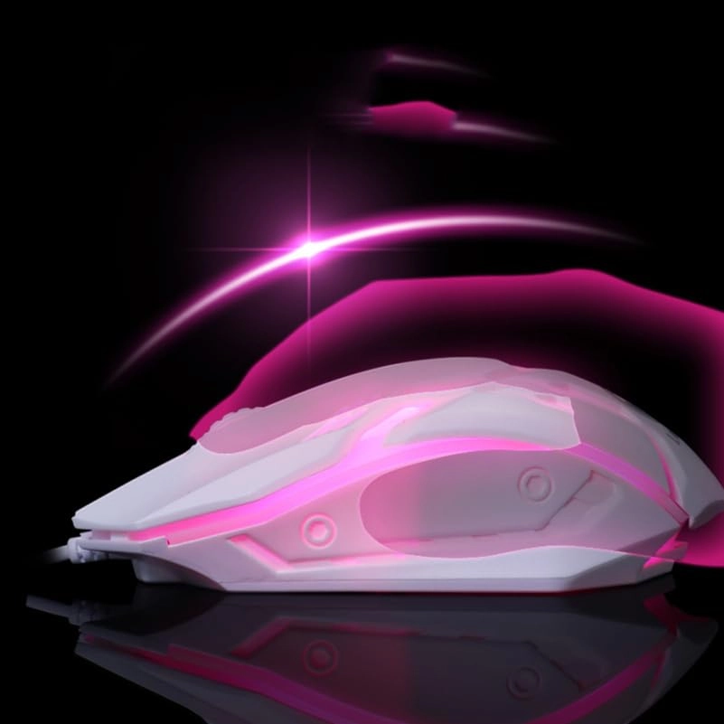 Ergonomic Backlit Gaming Mouse - Wi-Fi