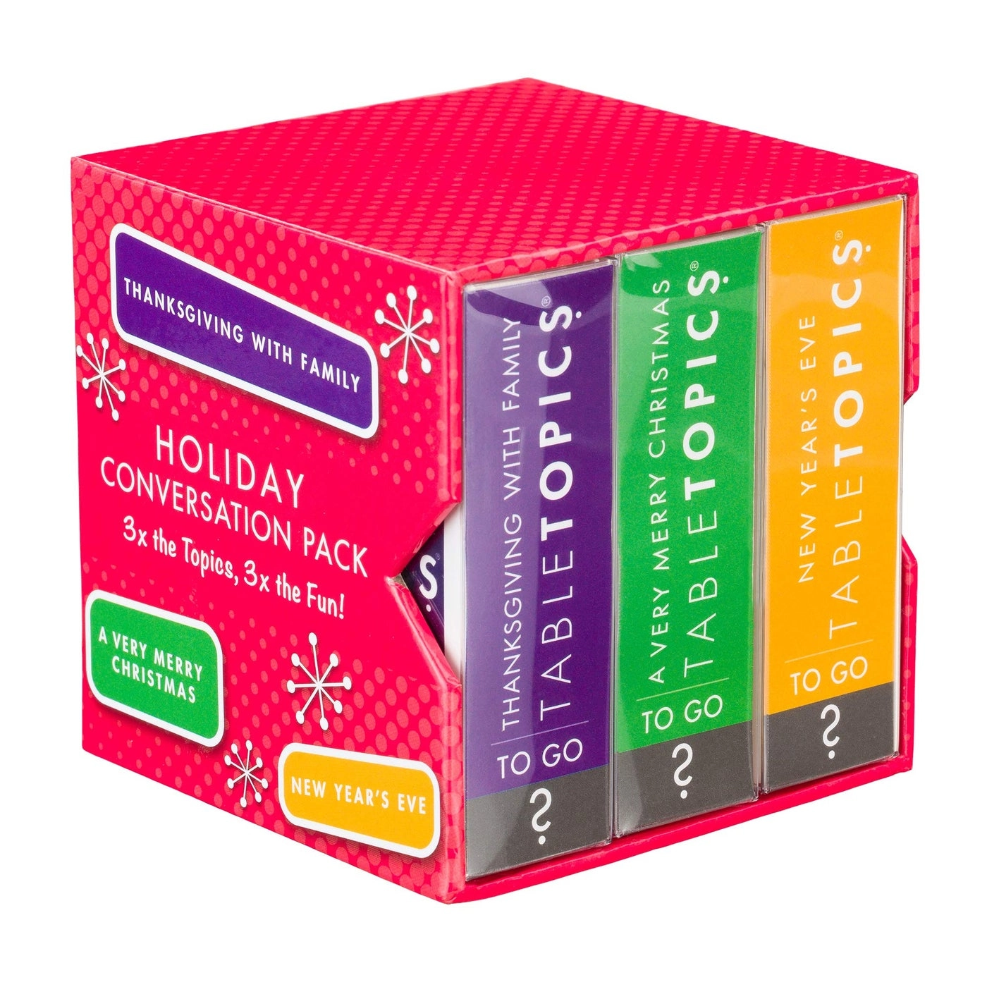 TableTopics Holiday Conversation Pack - 120 Festive Conversation Cards