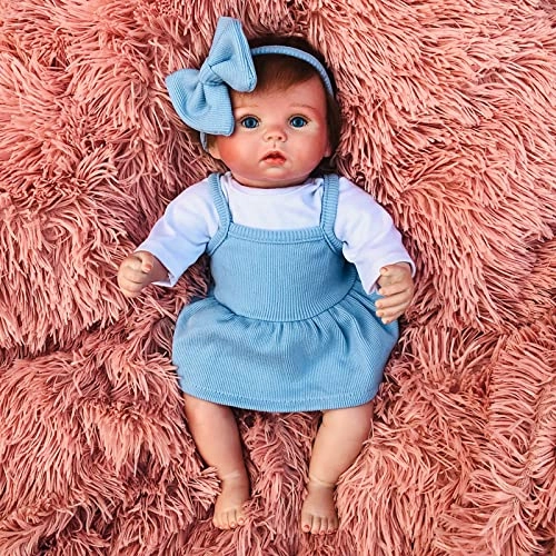 Reborn Baby Doll - 15 Inch Vinyl Mohair