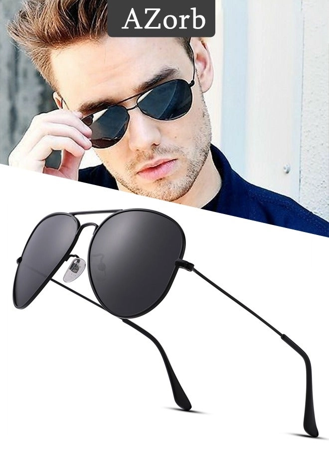 AZorb Aviator Sunglasses - 58 mm Black