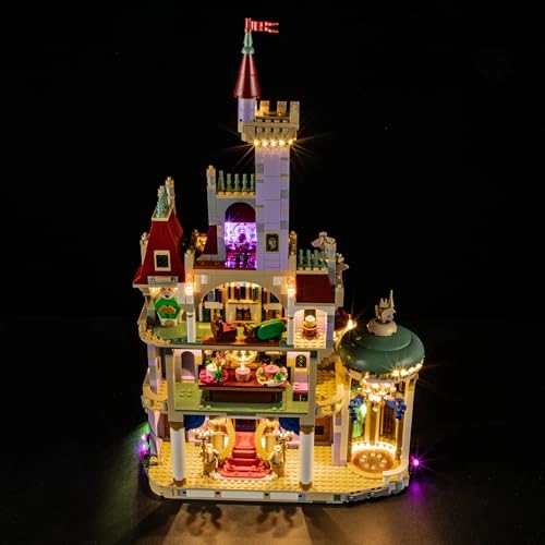 LED Light for LEGO Disney Beauty and The Beast Castle 43263 - Plastic