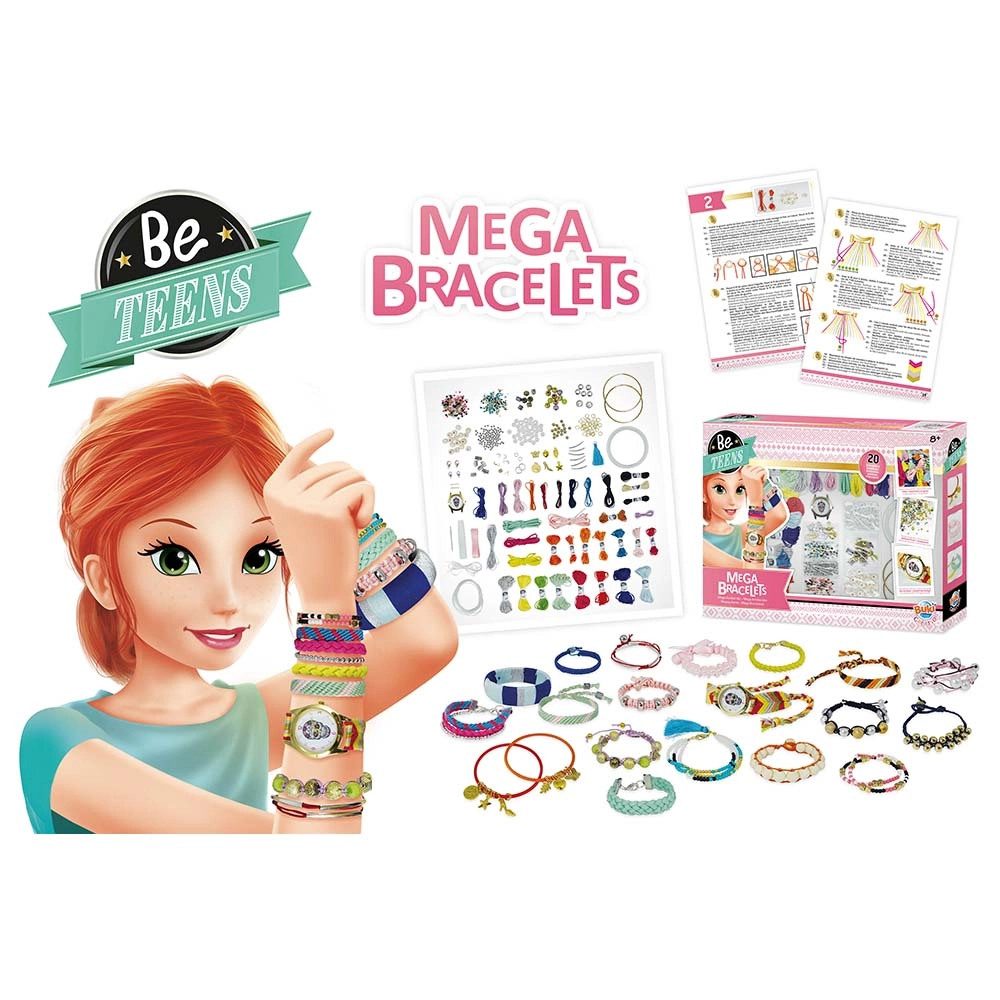 Mega Bracelets Kit - 20 bracelets Suitable for 7 to 13+ yrs