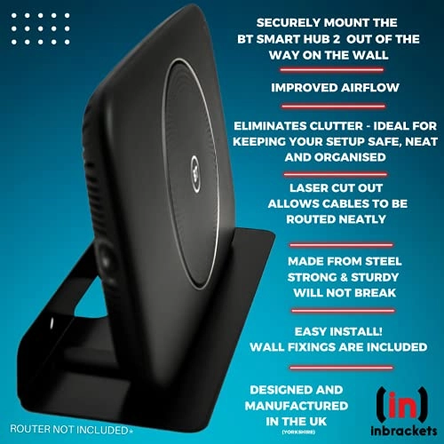 BT Router Wall Mount Shelf - Bt Smart Hub 2