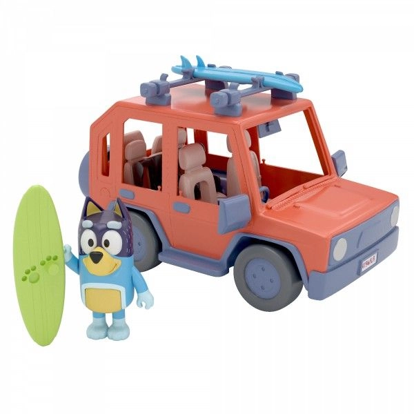 Bluey Family Cruiser - Heeler 4WD 4 Figures