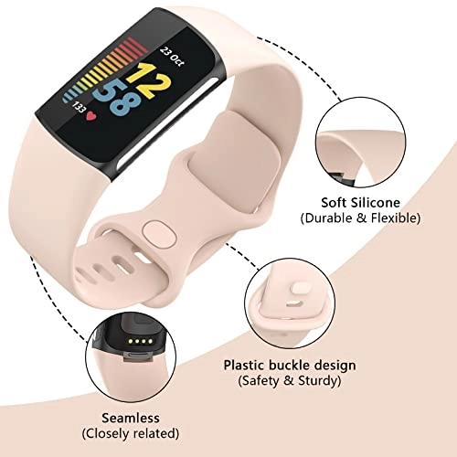 Silicone Watch Band for Fitbit Charge 5