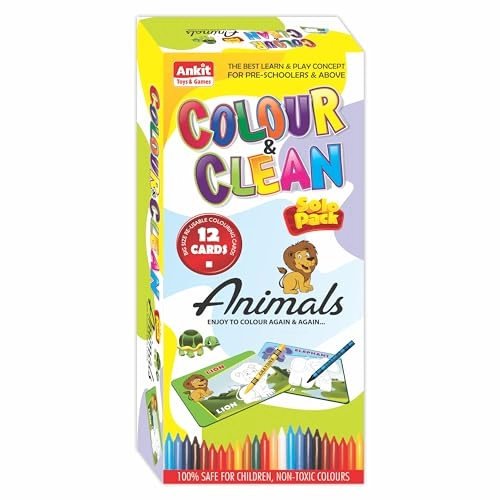 Color & Clean Flash Cards - 36 months - 10 years 14 pieces