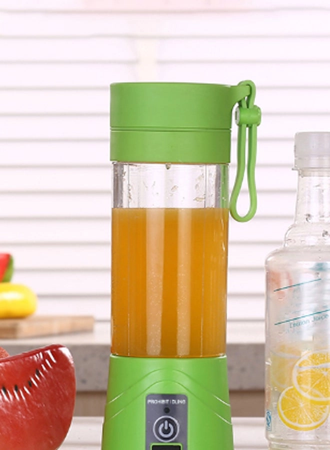 H18857GR - Portable Electric Juice Blender Clear/Green