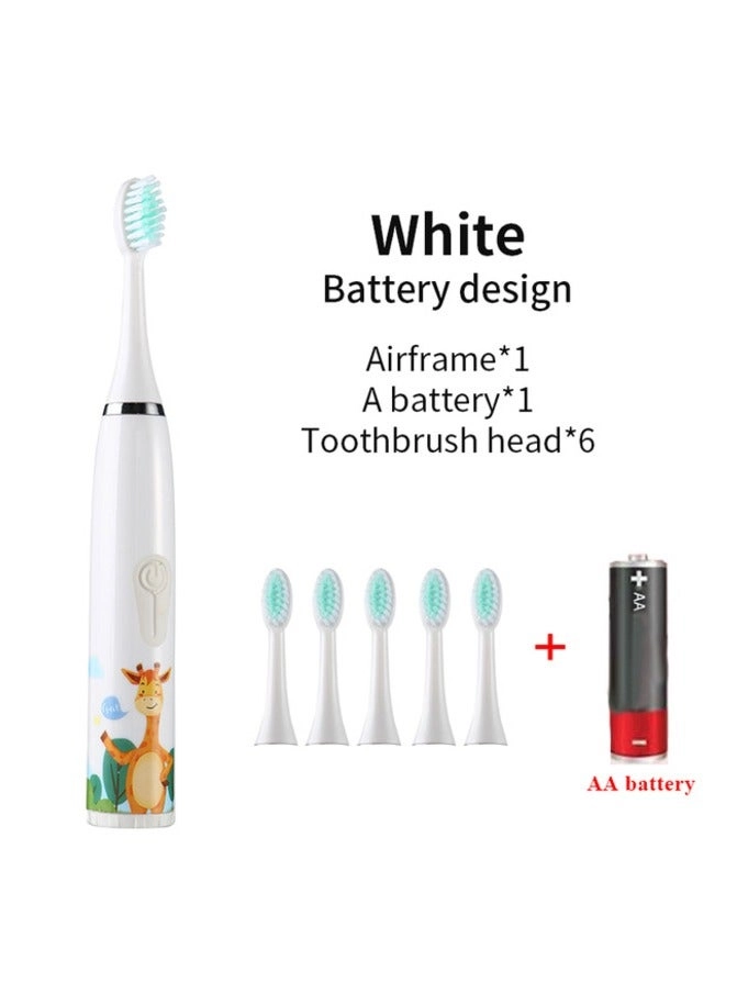 Electric Toothbrush - Children's Cartoon Pattern Ultrasonic