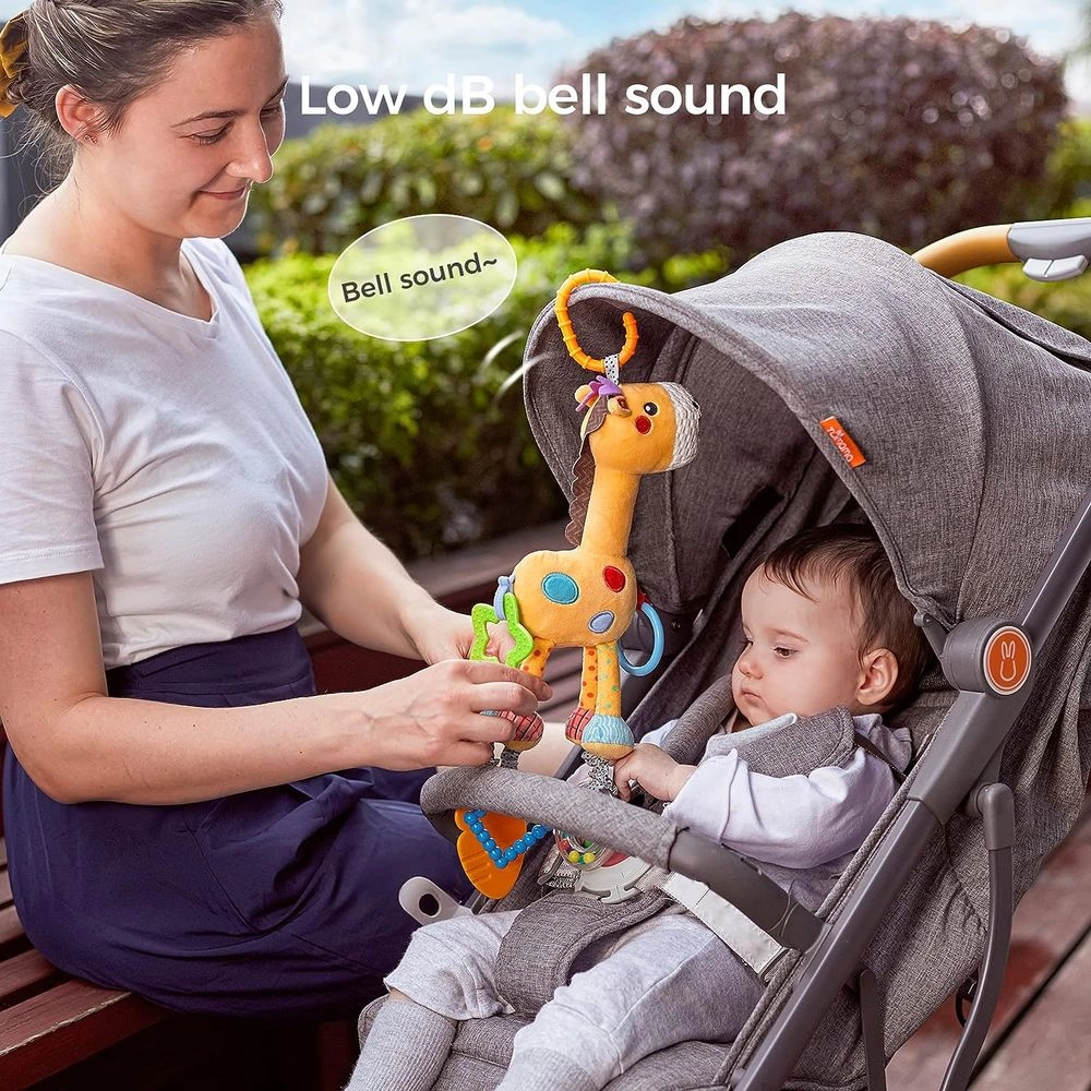 Hanging Rattle Toy - Suitable for 0 month & above Polyester Giraffe
