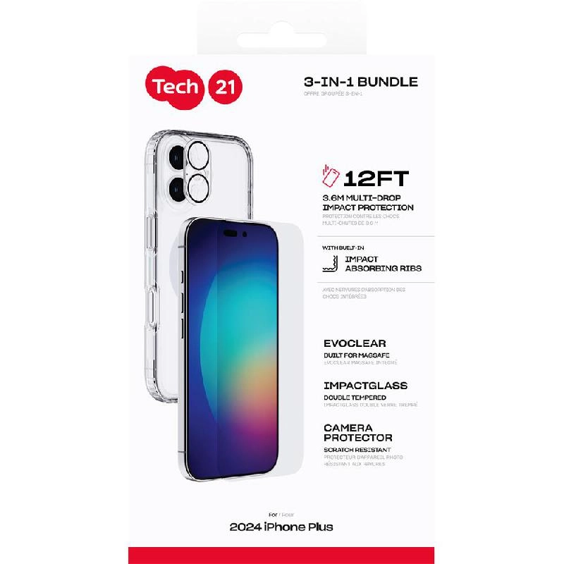 Evo + Impact Glass + Camera Lens Protector - MagSafe Clear for iPhone Air