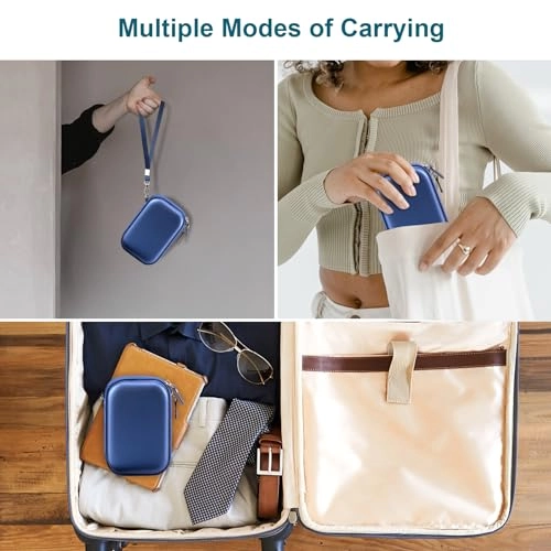 Carrying Case - 5.19" x 3.3" x 1.2" HP Sprocket Photo Printer; KODAK Step; Lifeprint 2x3 Soft