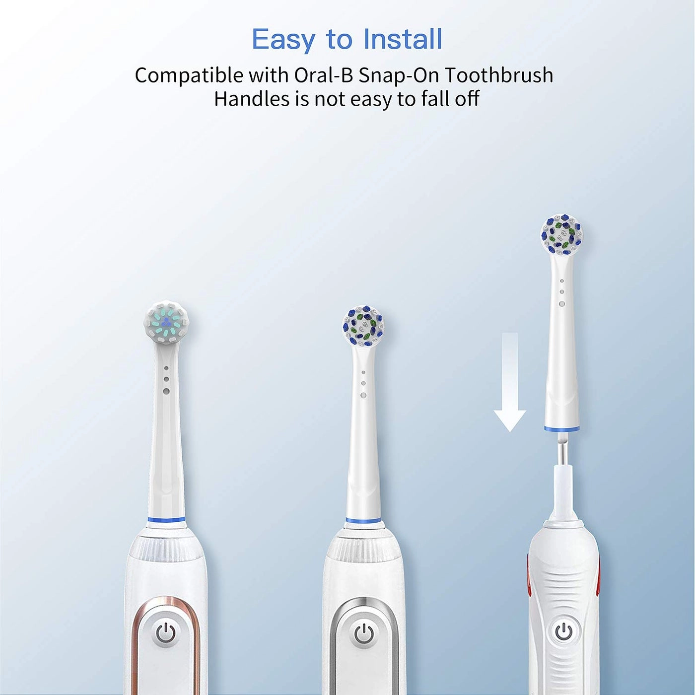 Precision Clean Brush Heads - 8 Pack Compatible with 7000Pro 10009600 500030008000