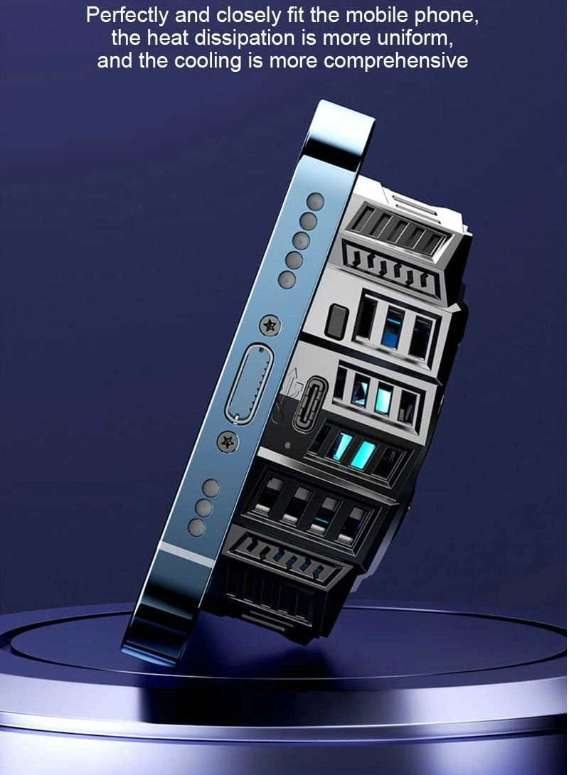 Phone Cooler Fan - Magnetic Built-In Battery iPhone Compatible