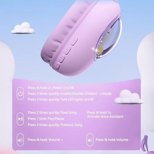 Cat Ear Headphones Wireless Headphone