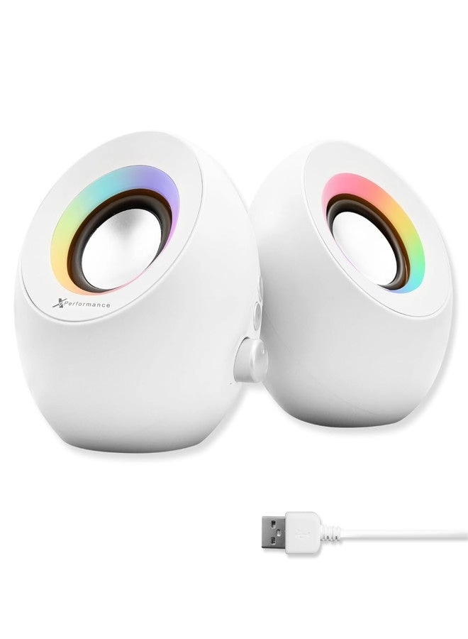 Computer Speakers - Bluetooth USB Dual 2.25" Drivers